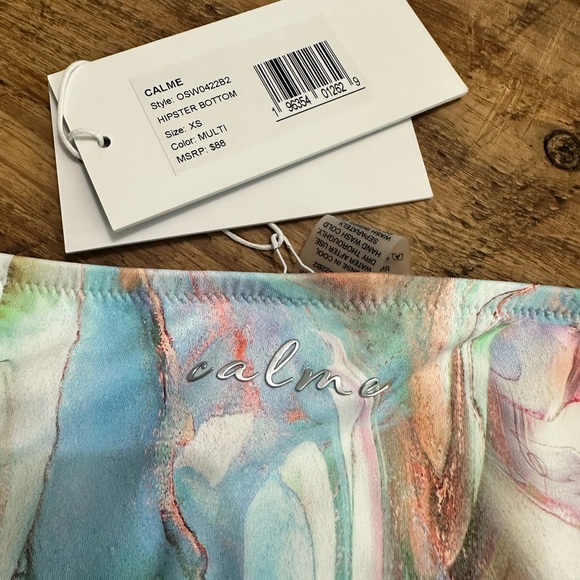 🆕 2pc JOHNNY WAS CALME ADJUSTABLE BIKINI TOP & HIPSTER BOTTOMS - Picture 8 of 14